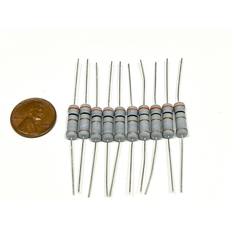 endlessparts 10 Pieces 430 Ohm 2Watt 2W 5% Tolerance Metal