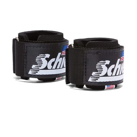 Schiek Sports Model 1000-DLS Deluxe Dowel Lifting Straps - Black