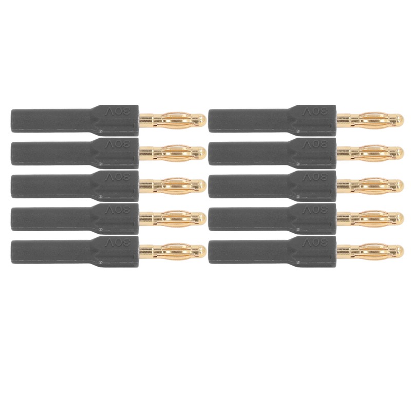 10Pcs Banana Plug 4.0mm Male to 2mm Female Connector 30V