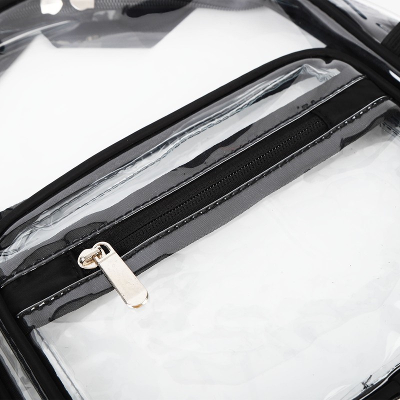 Clear Backpack Waterproof Heavy Duty Fashionable Eco Friendly PVC Transparent