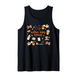 Mother Baby Unit Fall Coquette Bow MBU Nurse Week Postpartum Tank Top