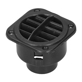 Rotating Air Outlet, Universal AC Ventilation Outlet, Car Hot Air Outlet Ventilation Grille, ABS Plastic Auxiliary Heater Vent Opening for Diesel Heaters and Air Conditioners (42 mm)