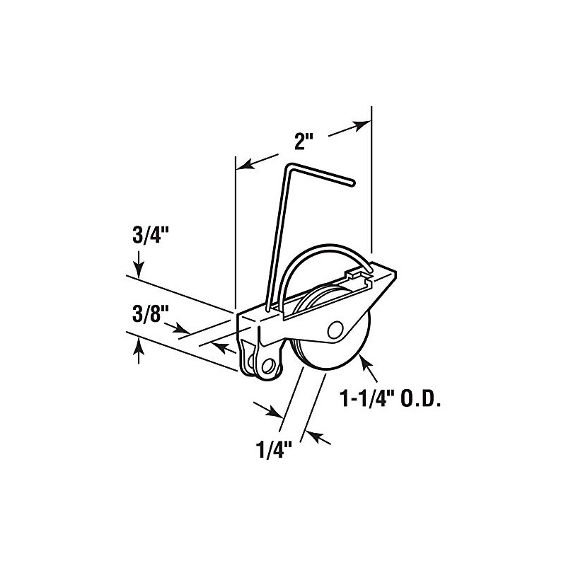 Prime-Line B 515 1-1/4 In. Sliding Screen Door Tension Spring
