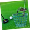 Totority 1pc Golf Ball Storage Basket with Handle Nylon Bucket
