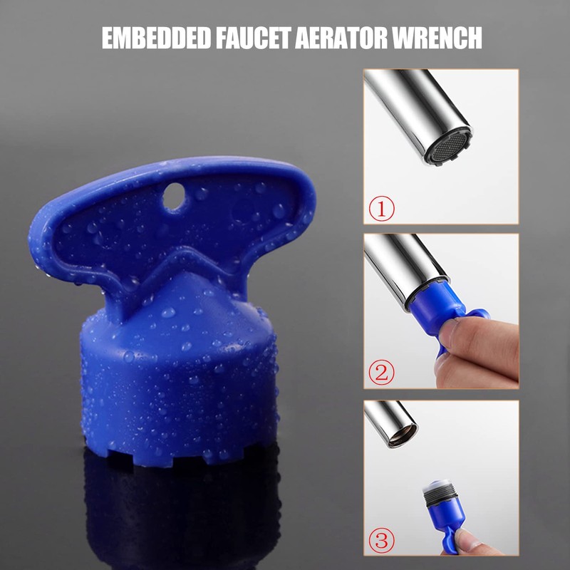 720 Degree Swivelling Water Tap Flow Regulator G1/2 Kitchen Shower