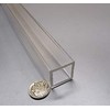 Acrylic Extruded Square Tube 1.0" OW x .750 (3/4") IW