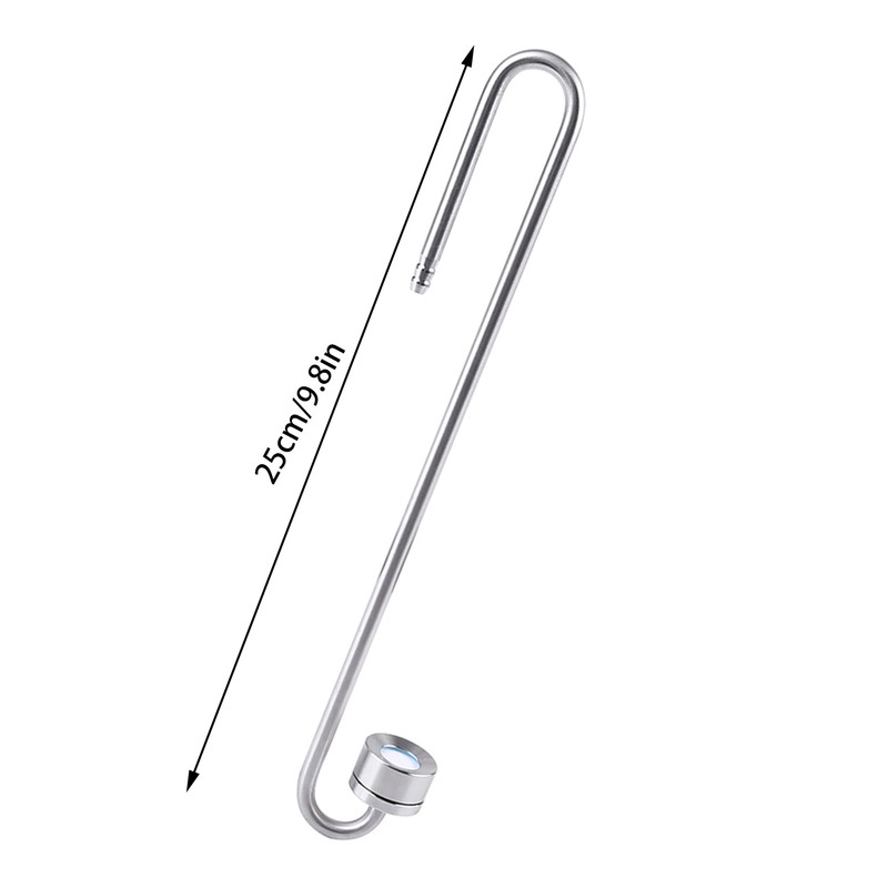 2 Types Stainless Steel Carbon Dioxide Diffuser Atomiser Fish Tank