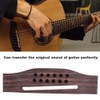 12 Strings Guitar Bridge, Rosewood Bridge Saddle for 12-String Acoustic