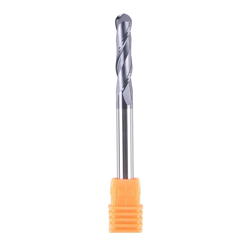 SpeTool Ball Nose Carbide End Mill 1/4 inch Shank CNC