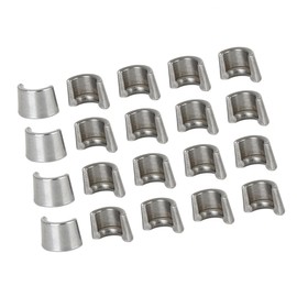 A ABSOPRO 20pcs 8mm Valve Stem Diameter Hardened Valve Keeper Locks Steel Race Locks for GY6-125 Item Replacement