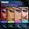 SUSIKEKI 4PCS Chameleon Metallic Eyeshadow & Eyeliner Gel Pencil Set