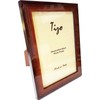 Tizo 5" X 7" Brown Wooden Frame with Inlaid Border,
