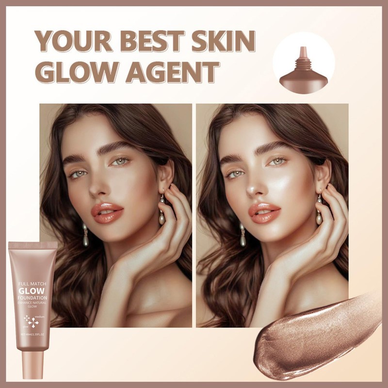 SHEBEEDO Natural Glow Illuminator Glotion,True Match Natural Glow Enhancer,Bronzing Drops