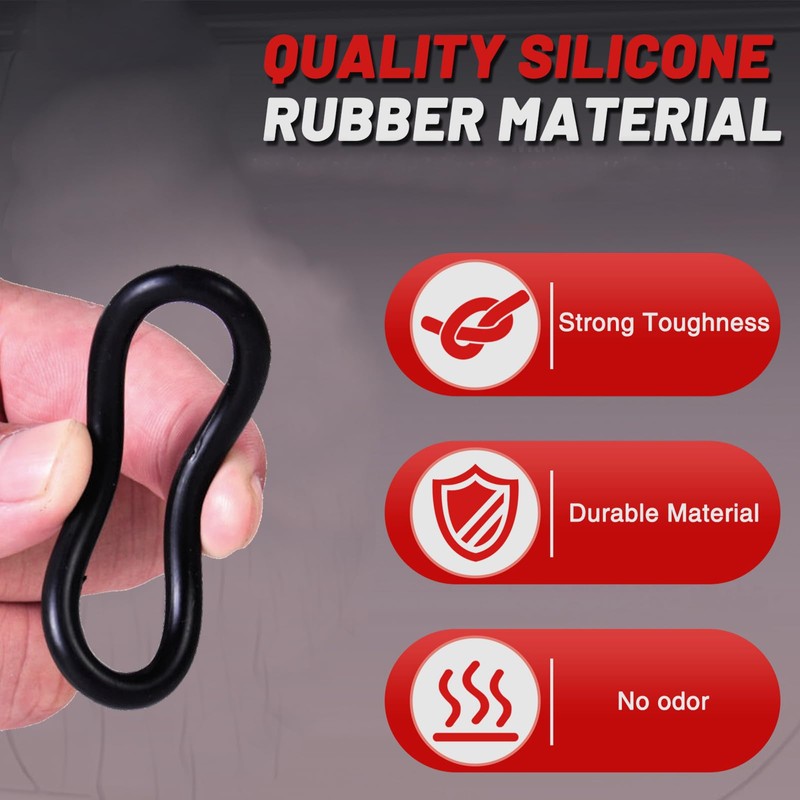 Tongze Bumper Quick Release Kit, 4 sets Quick Release Bumper