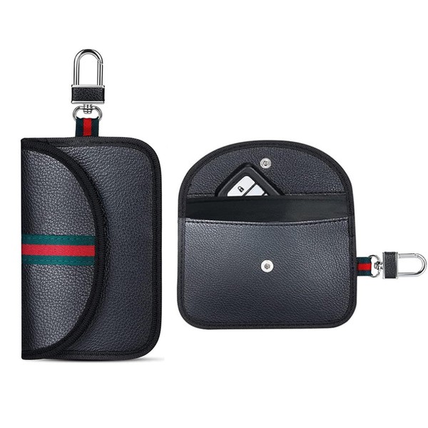 Car Key Signal Blocker Pouch, 2 Pack Faraday Pouch for
