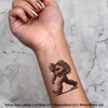 4 x 'Bigfoot Hiker' Temporary Tattoos - Water Resistant, Skin-Safe,