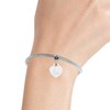 Aosyoisk Letter Bracelet for Women Girls Initial Pendant Silver Bracelet