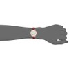 Fieldwork GY006 Women's Analog Wristwatch, Syrup, Leather Strap, red, Watch