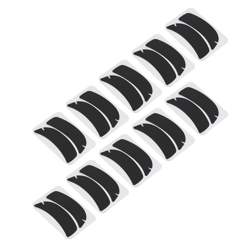 10 Pairs Eyelash Extension Under Eye Gel Pads Notch Flexible