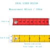 KEWAYO Tape Measure 60inch/150cm Double Scale Body Measuring Tape with