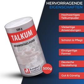 Talcum Powder for Sport, Workshop, Hobby, and Climbing, 500 g Tub