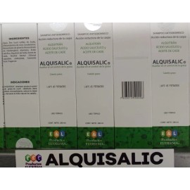 4 Pack Alquisalic - Shampoo Antiseborreico / Caspa Envgratis