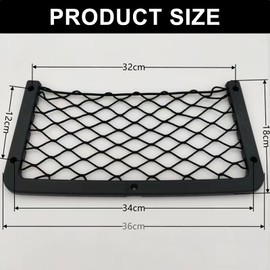 Onezebra Campervan Storage Ideas – 2 Pcs Elastic Mesh Storage Nets for Campervans, Perfect Van Storage Solutions for Organizing Phones, Water Bottles, and Toiletries