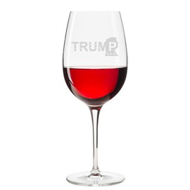 The Trump 45th President Engraved 18 oz Wine Glass