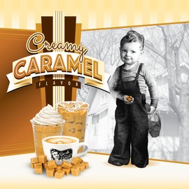 Gosh That’s Good! Creamy Caramel Flavor Powder – 3 lb – Barista-Style, No Preservatives