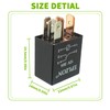 EPLZON 5 Pin 12V 30A SPDT Relay High Performance Multi-Purpose