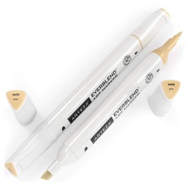 ARTEZA EverBlend Art Markers Rain Gray A633 (Set of 4), Alcohol Based Sketch Markers with Dual Tips (Fine and Broad Chisel) for Painting, Coloring, Sketching and Drawing