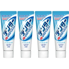 Denta Clear MAX Super Cool Toothpaste, 4.9 oz (140 g) x 4 Packs