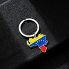 Hejhncii - Llavero con bandera de mapa de Venezuela de