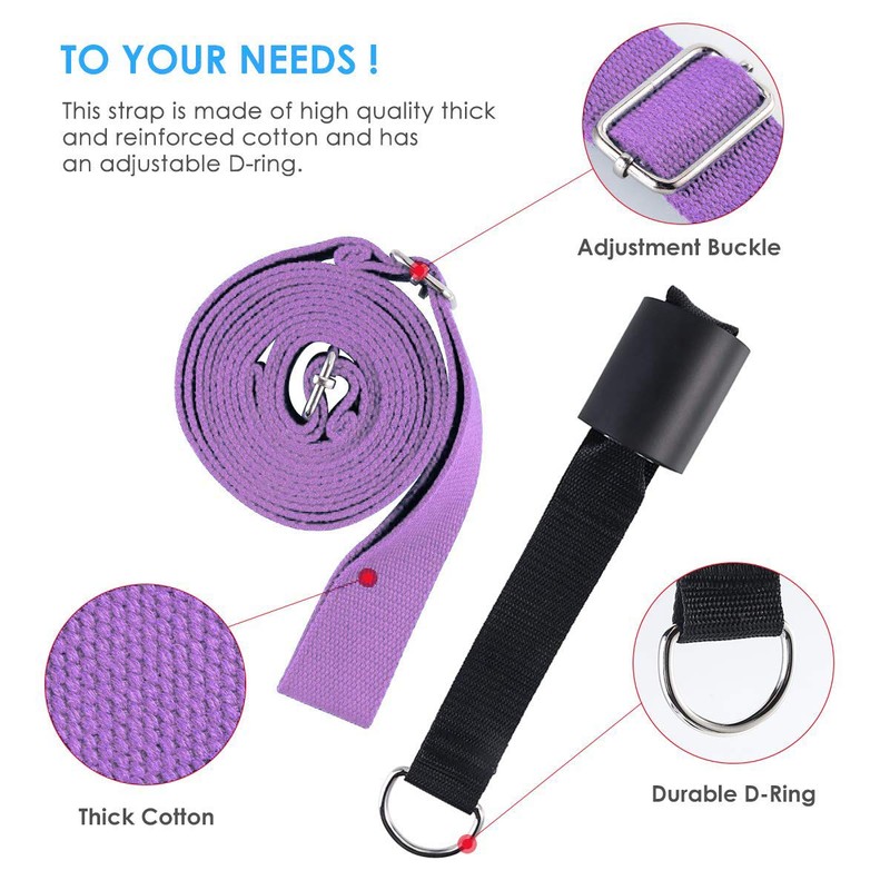 KimDaro Leg Stretcher, Door Flexibility & Stretching Leg Strap -