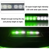 New 32LED 26 Flash Patterns Green/White Safety Warning Lights for
