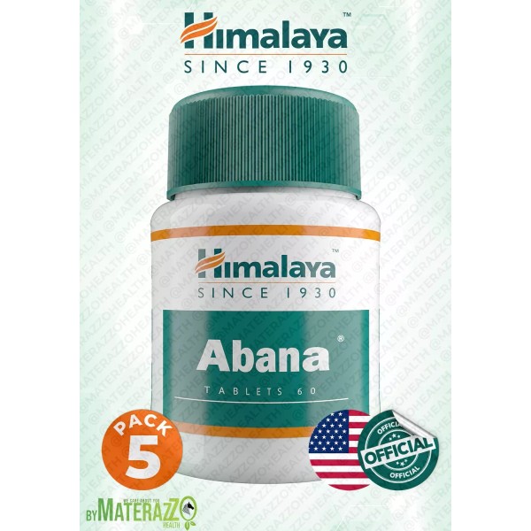 Himalaya 5 Bottles Himalaya ABANA 300 Tablets Exp.2025 Care Cholesterol