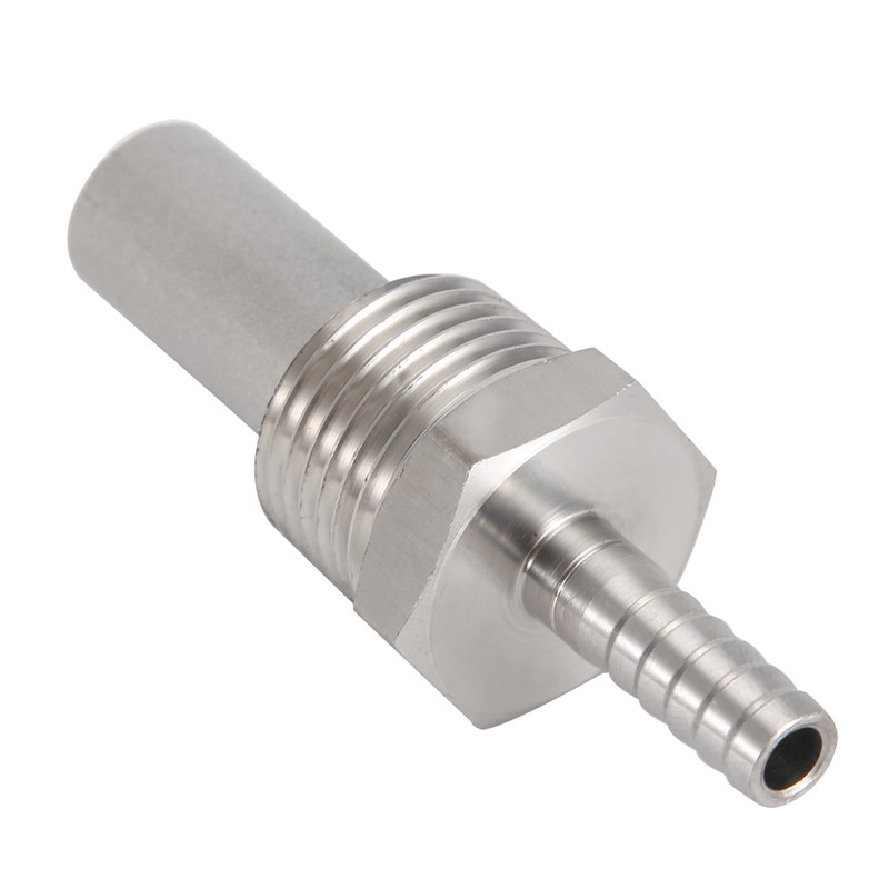 1/2" MPT Oxygen Stone 1/4'' Barb Inline Carbonation Aeration Homebrew