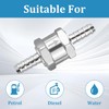 2Pcs 8mm Fuel Non Return Valve One Way Inline Check