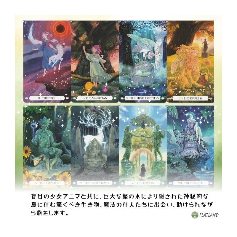 Under the Oak Tarot Tarot Divination with Japanese Instruction Manual