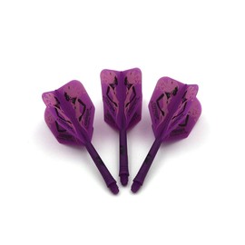 CUESOUL ROST Integrated Dart Shaft and Flights,big wing shape,Set of 3 pcs Beauty Pattern(CSAK-5MN5-S)