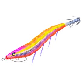 DUEL EgiEasy Q Cast Eating Throw No. 3.5 0.5 oz (15.5 g), First Orange Egging, Patter Putta, Sinking Speed: Approx. 2.4 ft (6.0 sec/m)