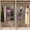 ANIZER Dual Sided Hanging Closet Organizer Durable Socks Stocking Clothes
