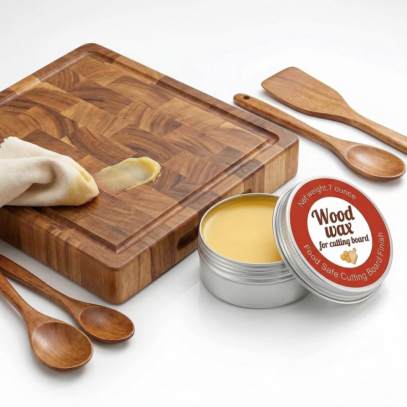 Cutting Board Wax Food Grade Mineral Oil Beeswax - Wood