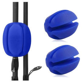 OROOTL Multifunctional Fishing Rod Holder 5-holes Fishing Rod Organizer Rod Puller Fish Pole Protector Rubber Rod Strap Ties