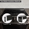 30" Stove Gap Filler, Slide-in Range Rear Filler Kit-Stainless Steel