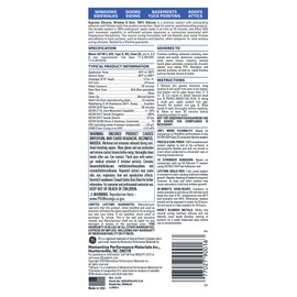 GE Supreme Silicone Caulk for Window & Door, Clear, 10.1 fl oz Cartridge, 1 Pack