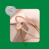 Clepsidra® Pulseras de mujer plateadas o rosadas personalizadas con inicial.