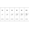 Rivet Nuts Aluminium Set M3-M10 150 Pieces