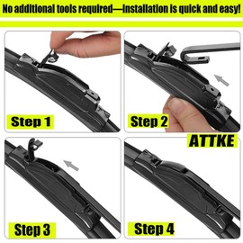 OEM Wiper Blades, (26“ + 16” + 12” 3 Wiper Blades)