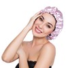 Stain Bonnet Silk Sleep Cap Adjustable Satin Cap for Night